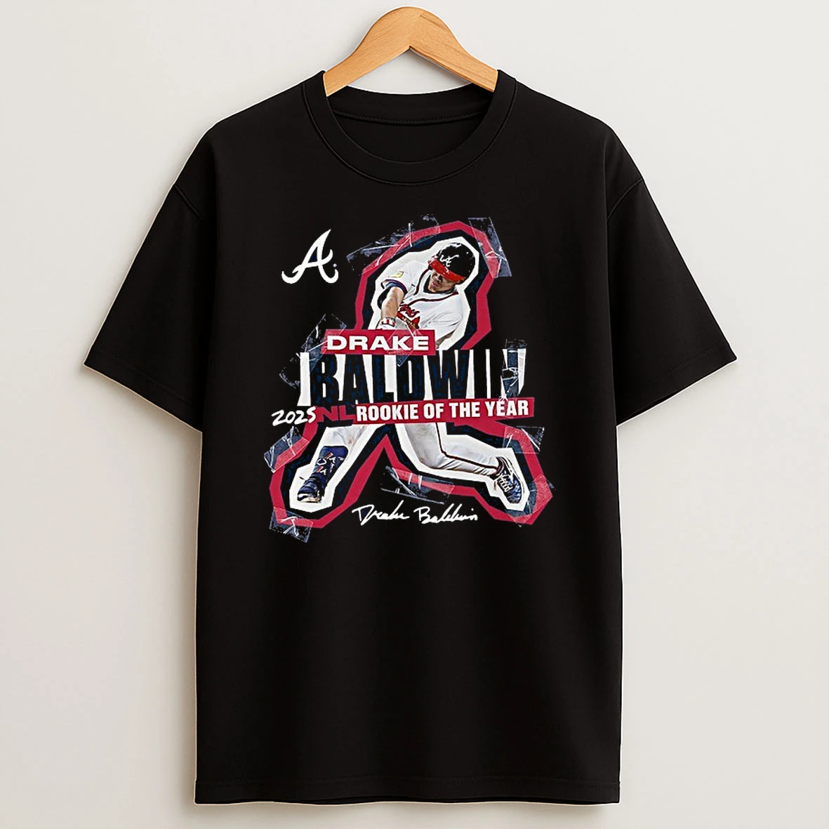 Drake Baldwin Atlanta Braves 2025 National League Rookie Of The Year Tshirt Hoodie