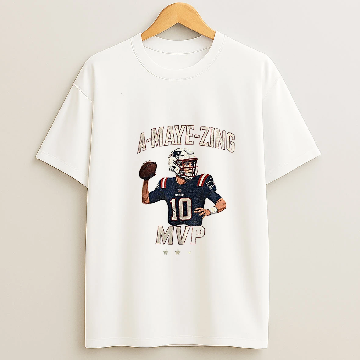 Drake Maye New England Patriots Football Mvp A Maye Zing Nfl 2025 Tshirt Hoodie