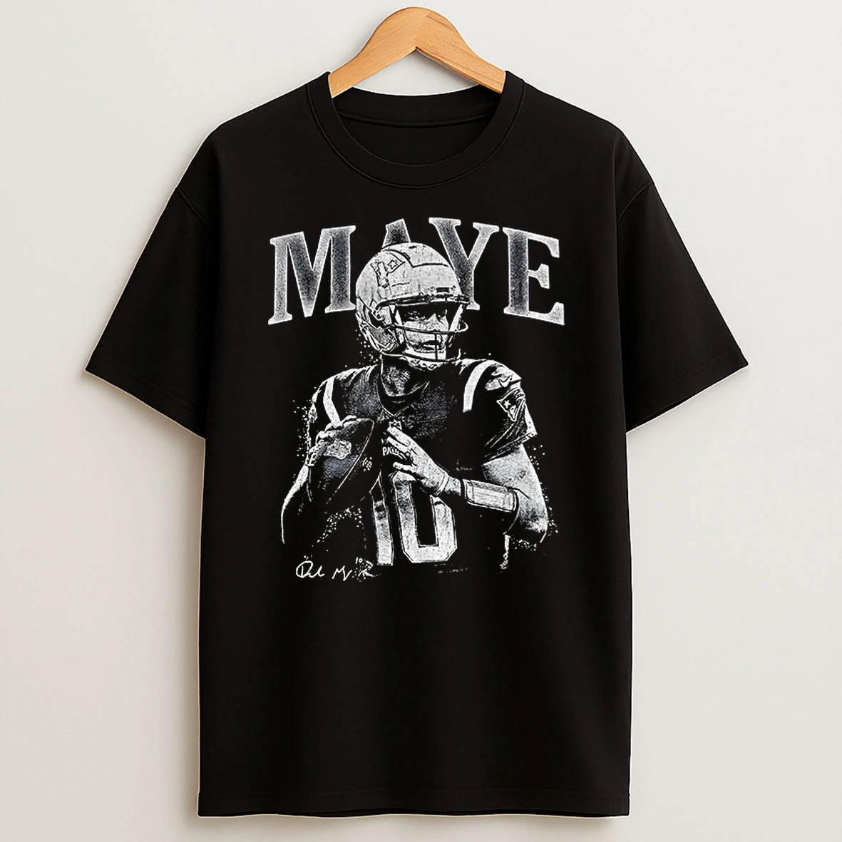 Drake Maye New England Patriots Football Nfl Graphic Tshirt Hoodie