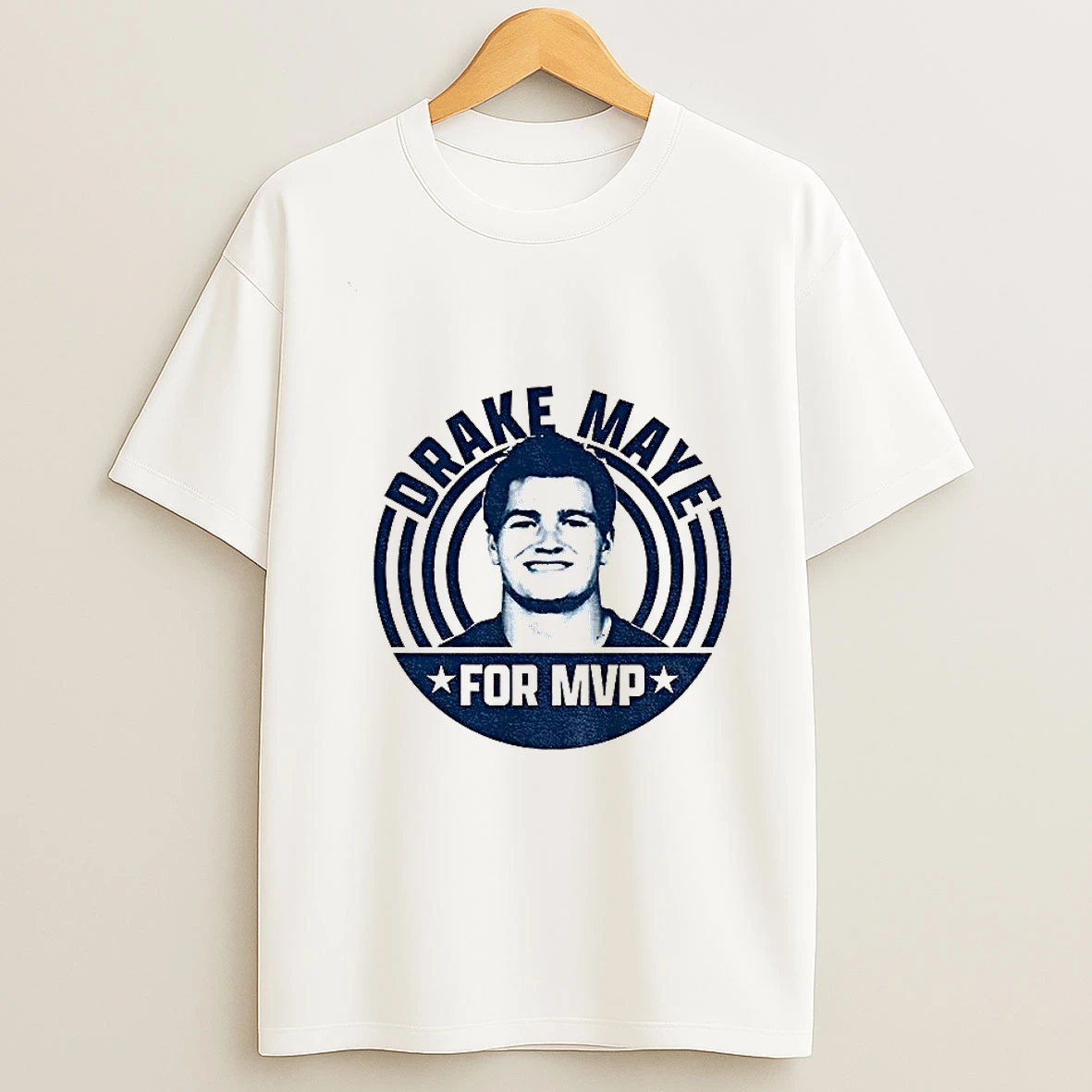 Drake Maye For Mvp New England Patriots Nfl 2025 Football Lover Tshirt Hoodie