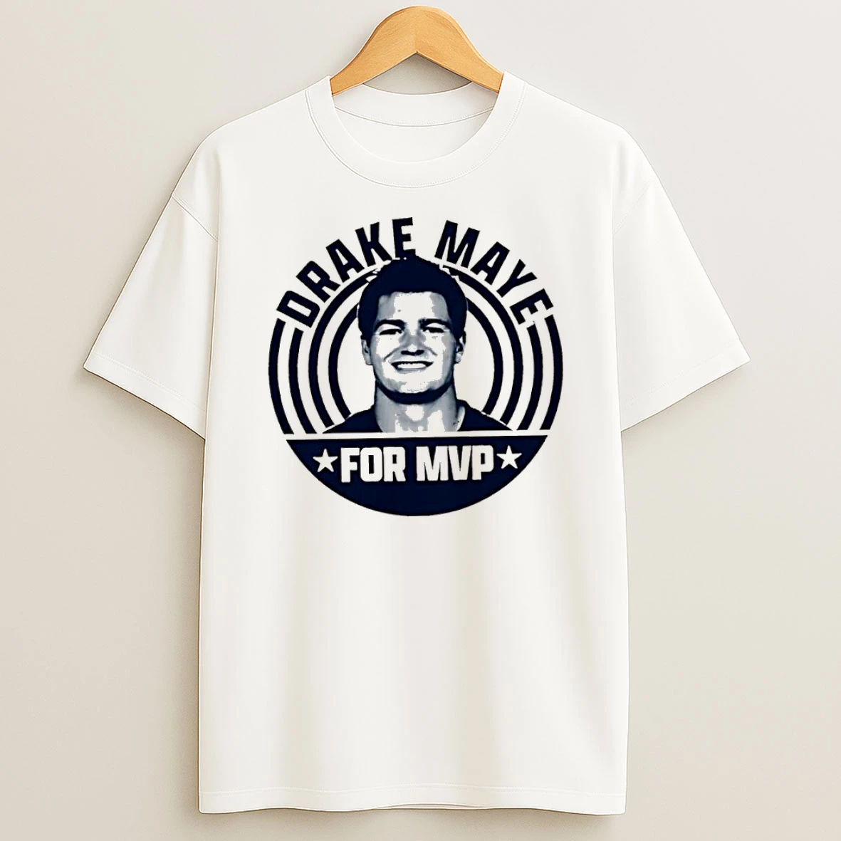 Drake Maye For Mvp Portrait Tshirt Hoodie