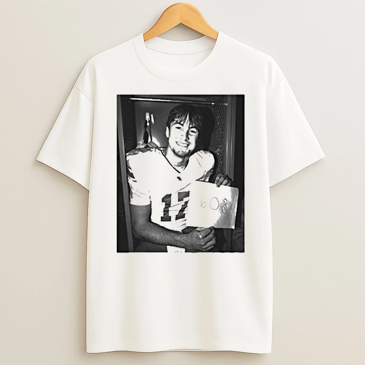 Drew Mestemaker North Texas White 608 Bw Tshirt Hoodie
