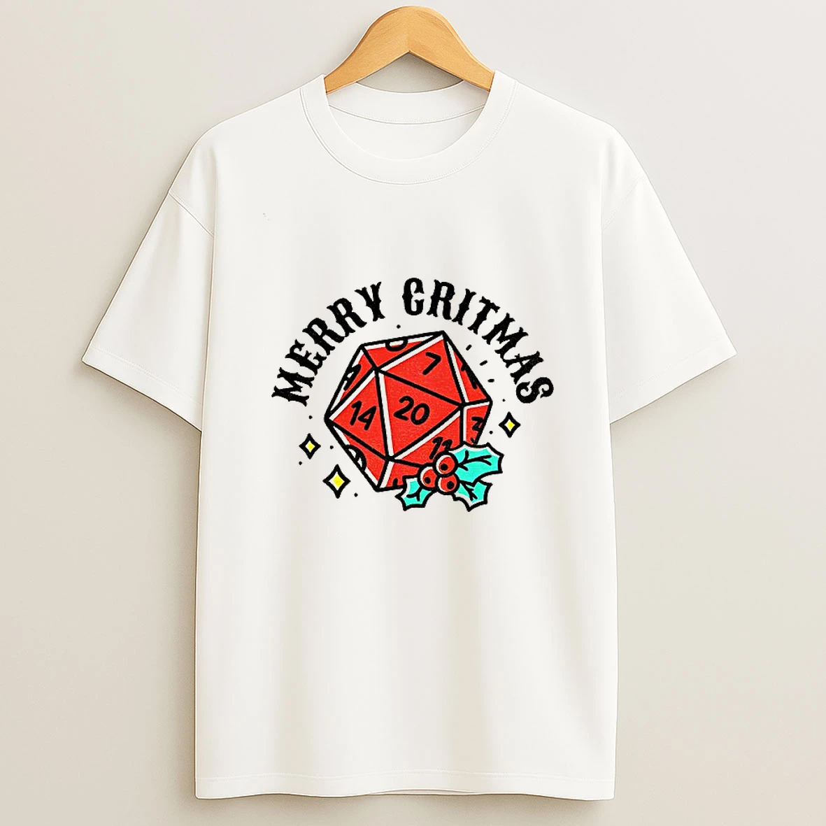 Dungeons And Dragons Merry Critmas Christmas Dnd Tshirt Hoodie