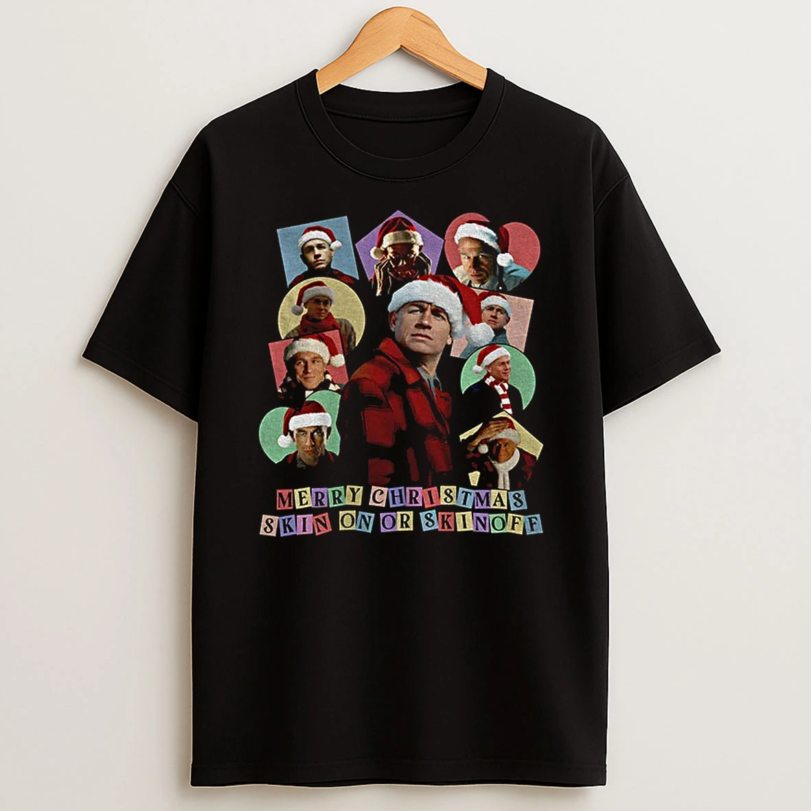 Ed Gein Merry Xmas Skin On Off Tshirt Hoodie