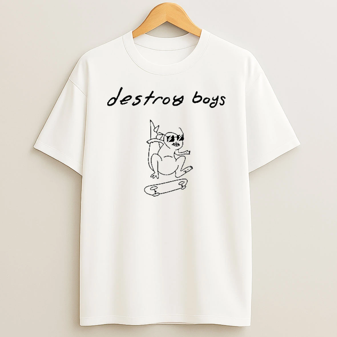 Edition Destroy Boys Dino Skater Tshirt Hoodie