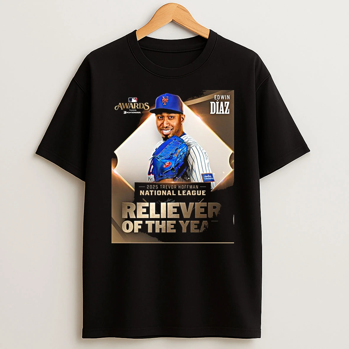 Edwin Diaz 2025 Nl Reliever Of The Year Tshirt Hoodie
