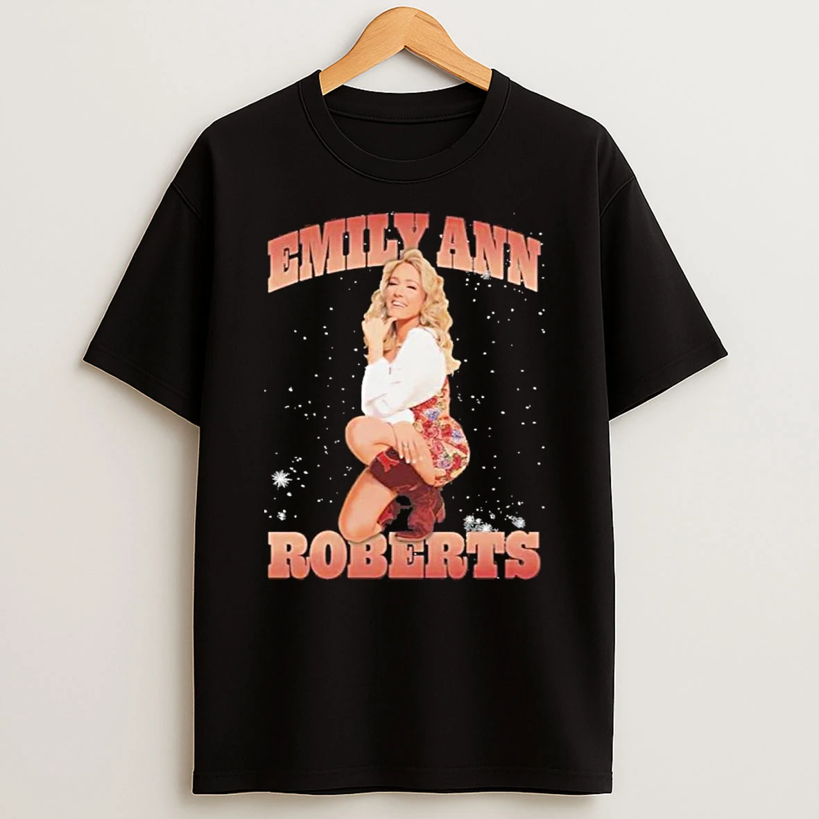Emily Ann Roberts Black Photo Tshirt Hoodie
