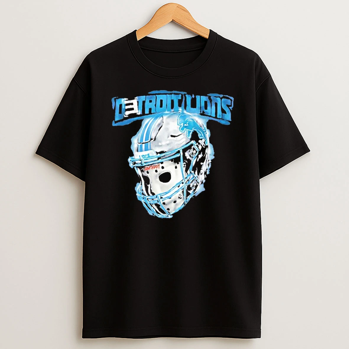Eminem X Detroit Lions All Grit Helmet Tshirt Hoodie