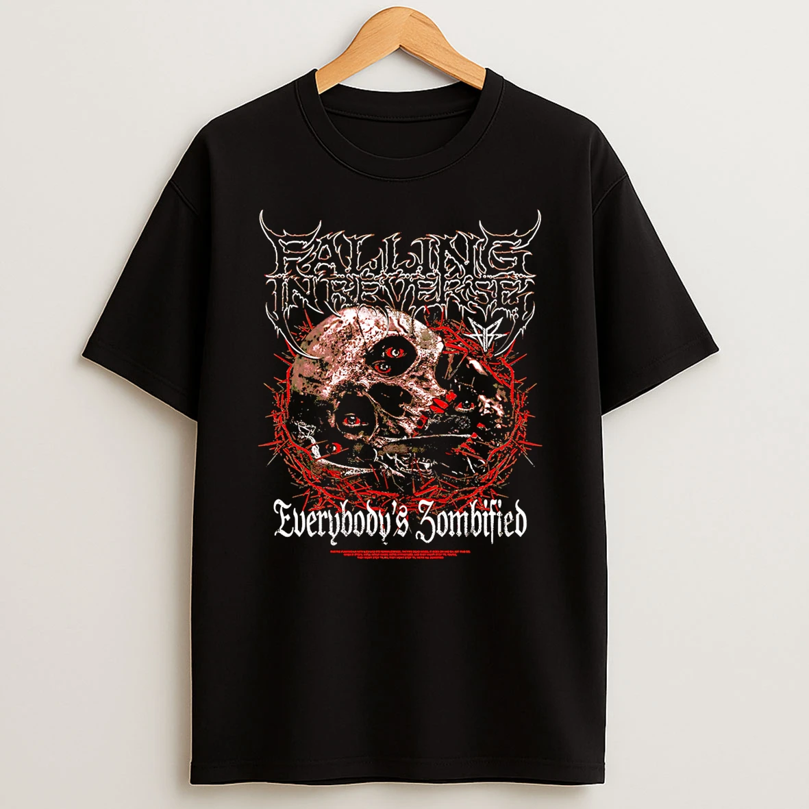 Everybodys Zombified Falling In Reverse Tshirt Hoodie