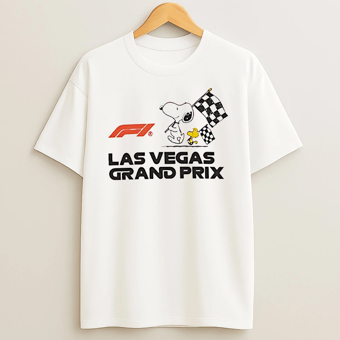 F1 Peanuts Las Vegas Grand Prix Circle Tshirt Hoodie