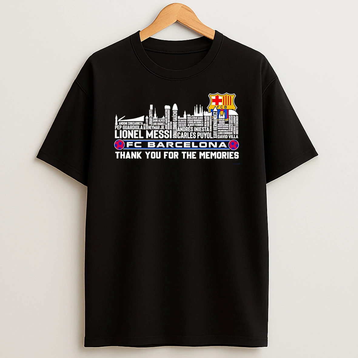 Fc Barcelona Thank You For The Memories Name Tshirt Hoodie