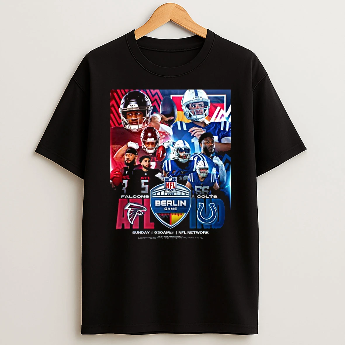 Falcons Vs Colts 2025 Berlin Game Tshirt Hoodie