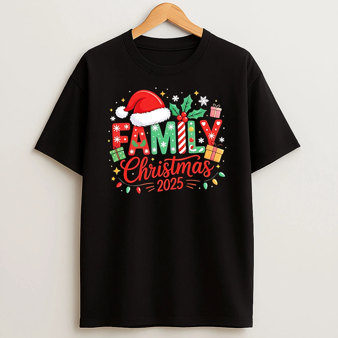 Family Christmas Present 2025 Tshirt Hoodie