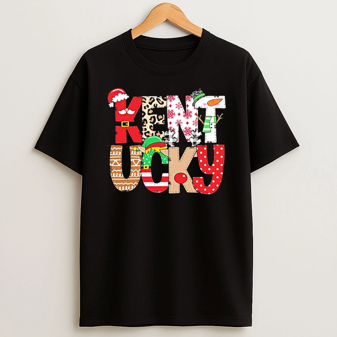 Festive Kentucky Christmas Tshirt Hoodie