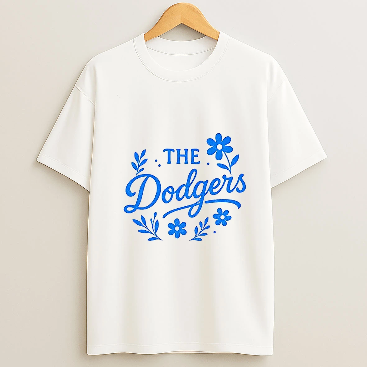 Floral Dodgers World Series 2025 Los Angeles Baseball Tshirt Hoodie