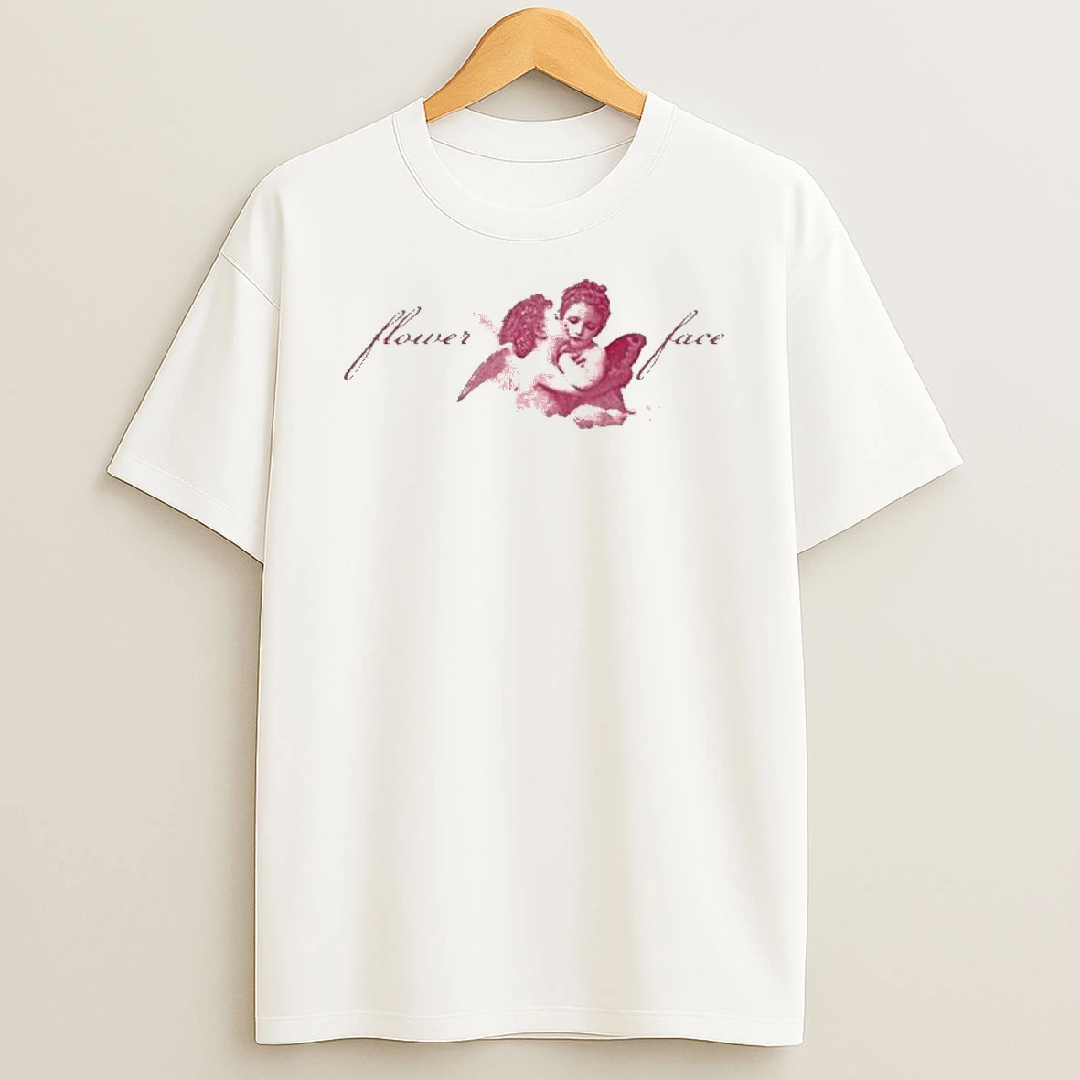 Flower Face Cupid Baby Tshirt Hoodie