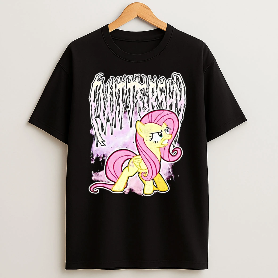 Fluttershy My Little Pony Metal Tshirt Hoodie