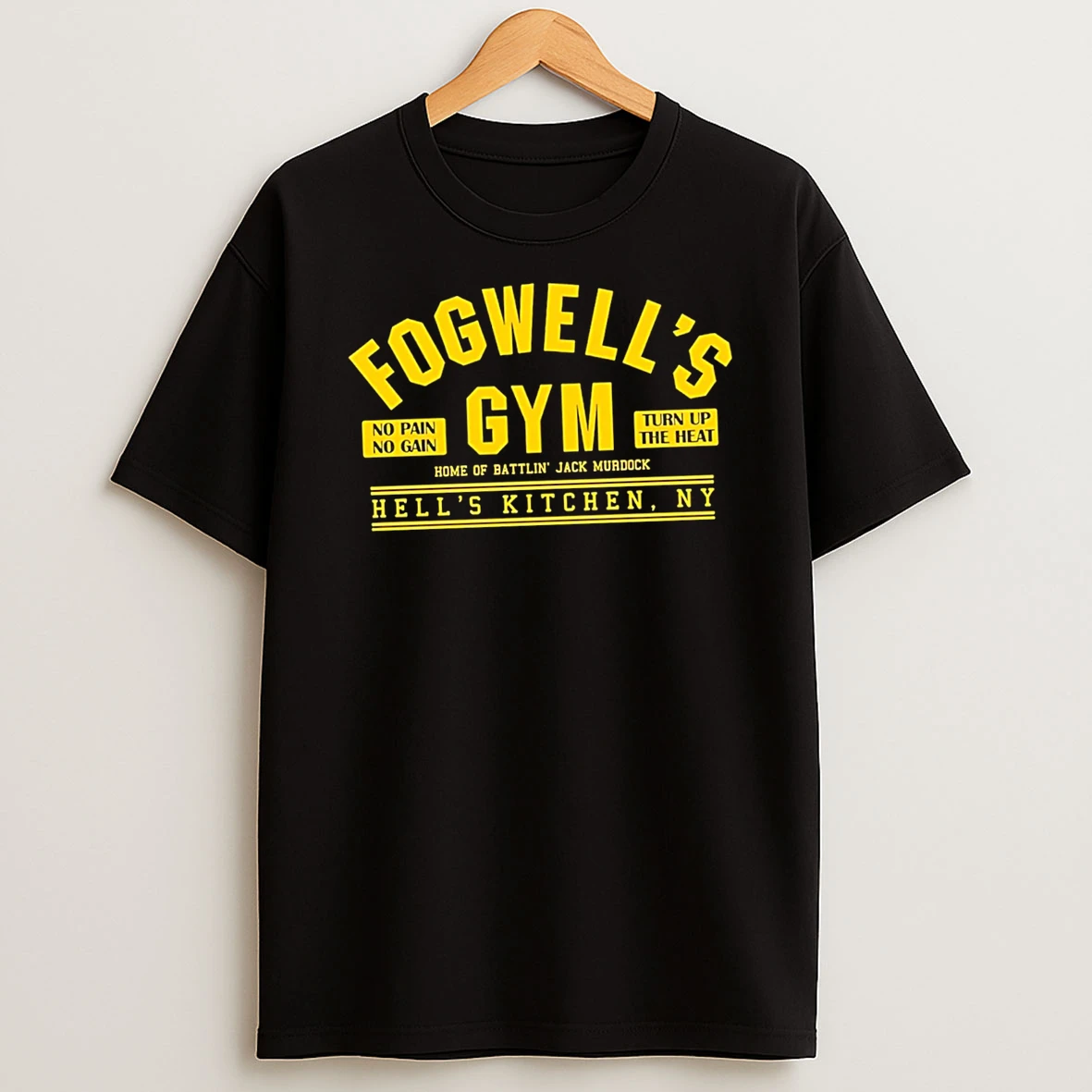 Fogwells Gym No Pain No Gain Turn Up The Heat Tshirt Hoodie