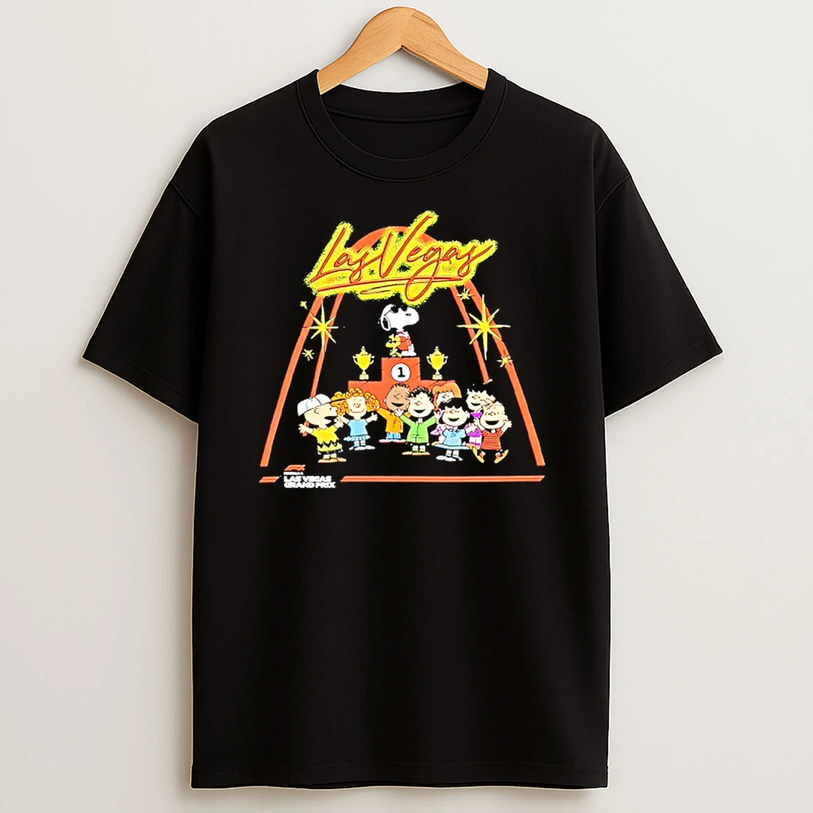Formula 1 X Peanuts Las Vegas Grand Prix Podium Tshirt Hoodie
