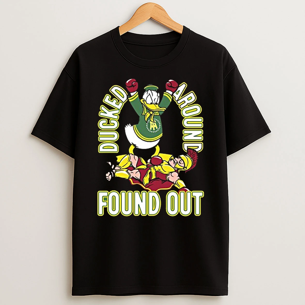 Found Out Oregon Ducks Beat Usc Trojans Tshirt Hoodie