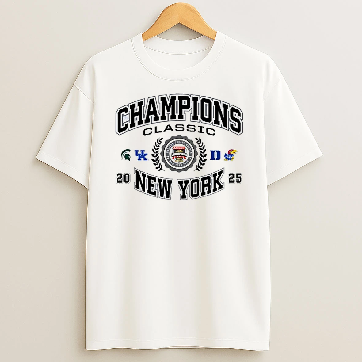 Four Teams 2025 Madison Square Garden New York Champions Classic Tshirt Hoodie