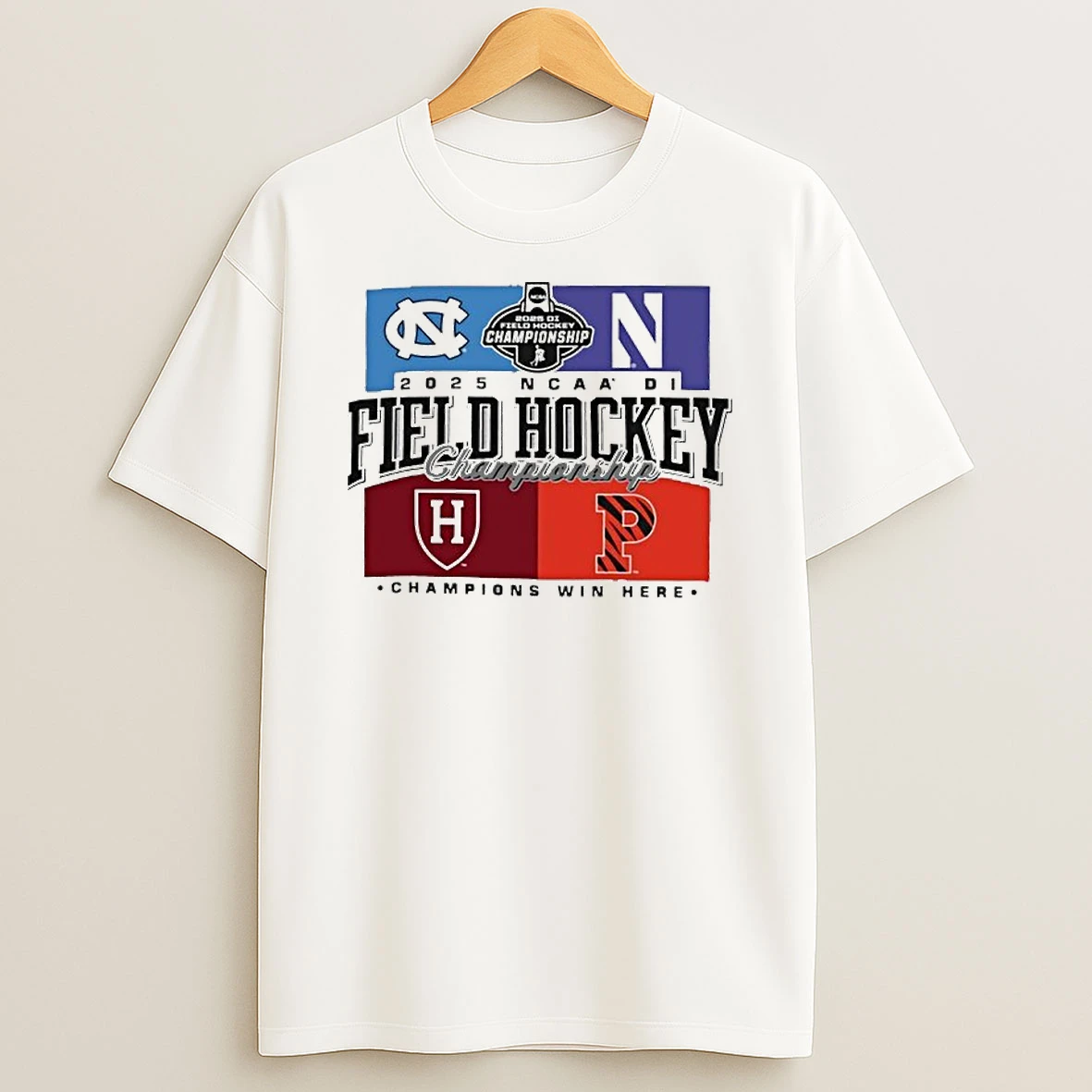 Four Teams 2025 Ncaa Division I Field Hockey Championship Tshirt Hoodie