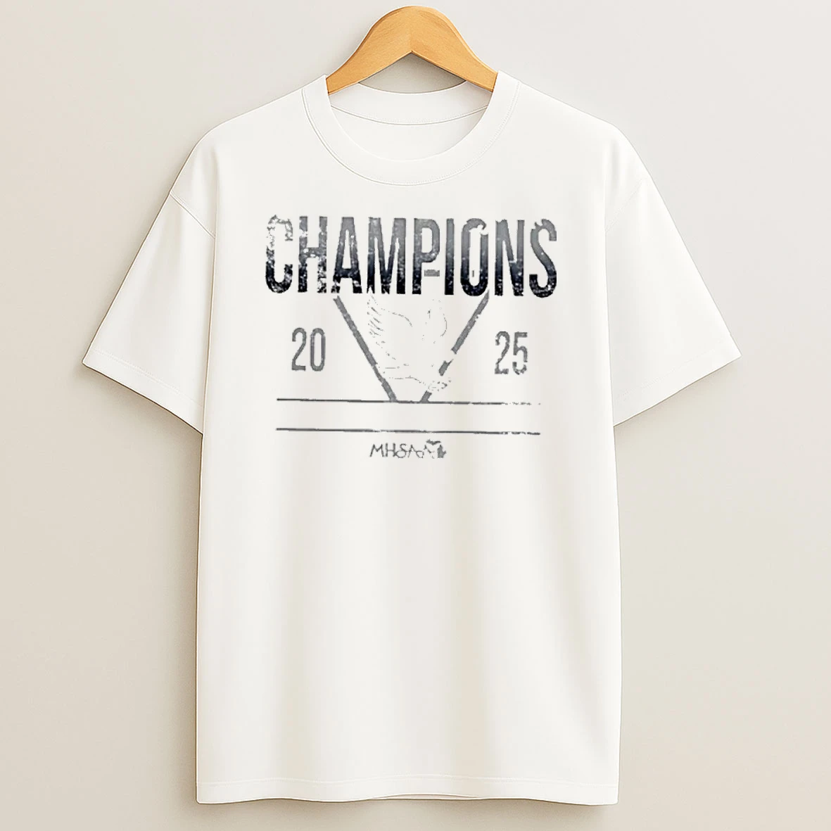 Fowler Eagles 2025 Mhsaa Volleyball Division 4 Champions Tshirt Hoodie