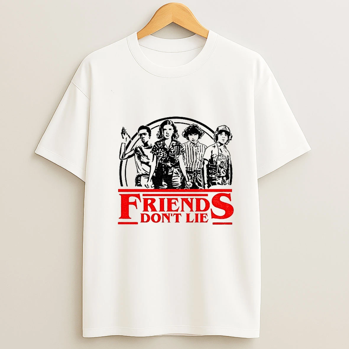 Friends Dont Lie Stranger Things Christmas Tshirt Hoodie