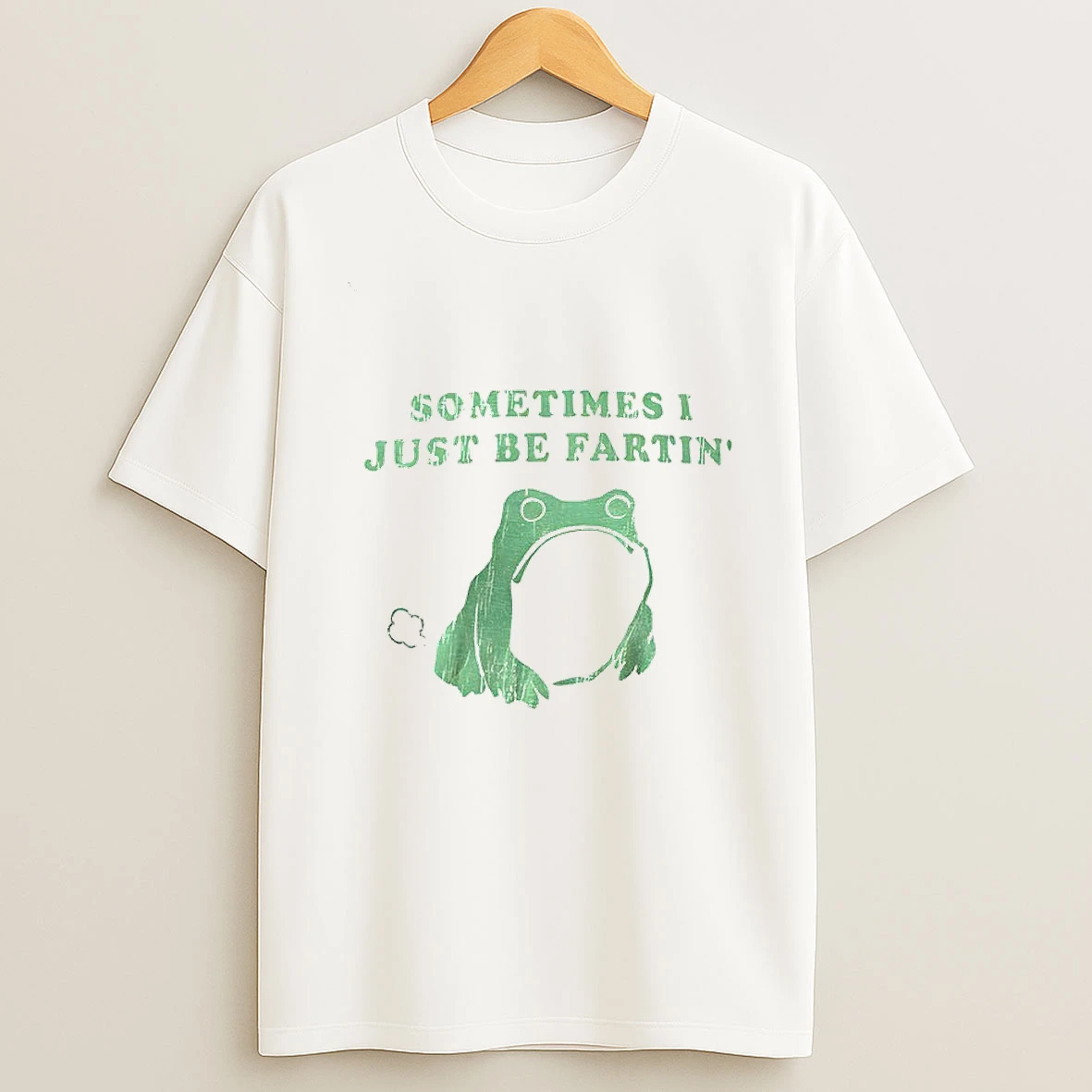 Frog Sometimes I Just Be Fartin Vintage Tshirt Hoodie