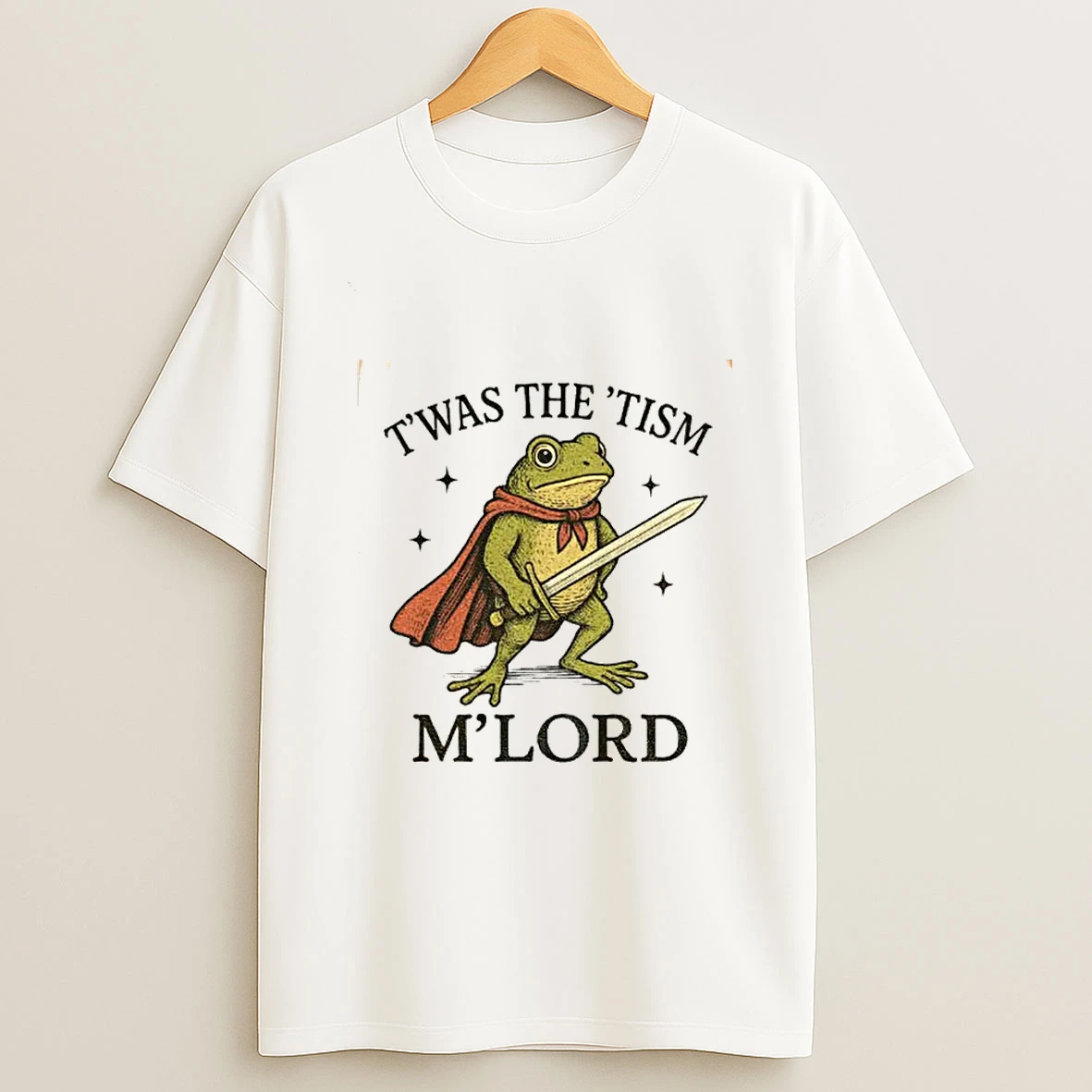 Frog With A Sword Twas The Tism Mlord Tshirt Hoodie
