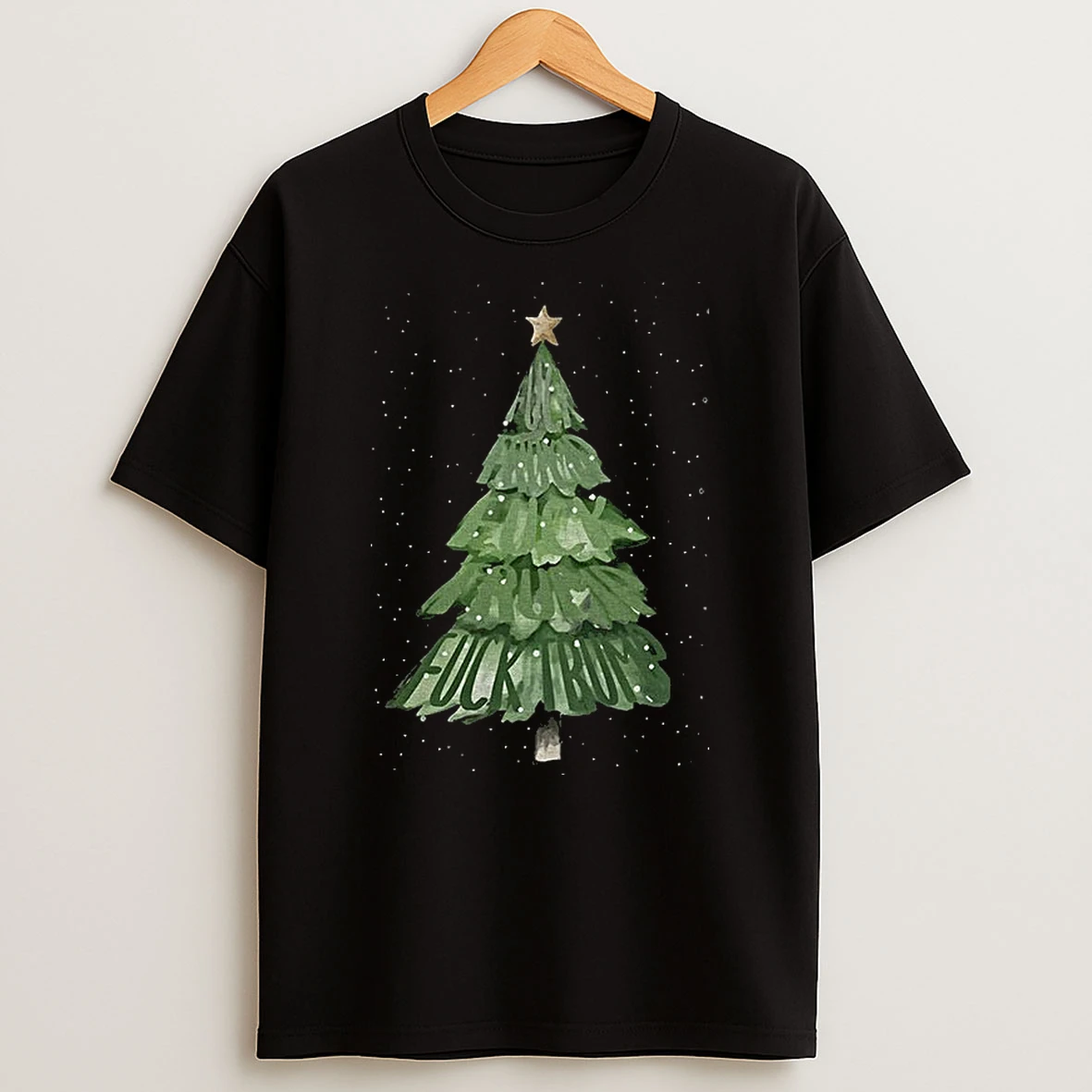 Fuck Trump Christmas Tree Anti Trump Merry Christmas Tshirt Hoodie