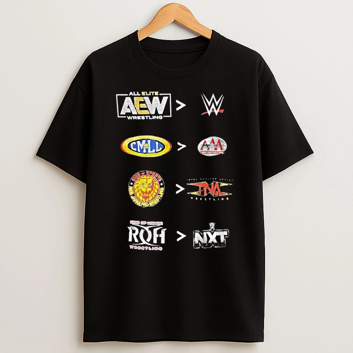 Funny Aew Better Than Wwe Png Tshirt Hoodie