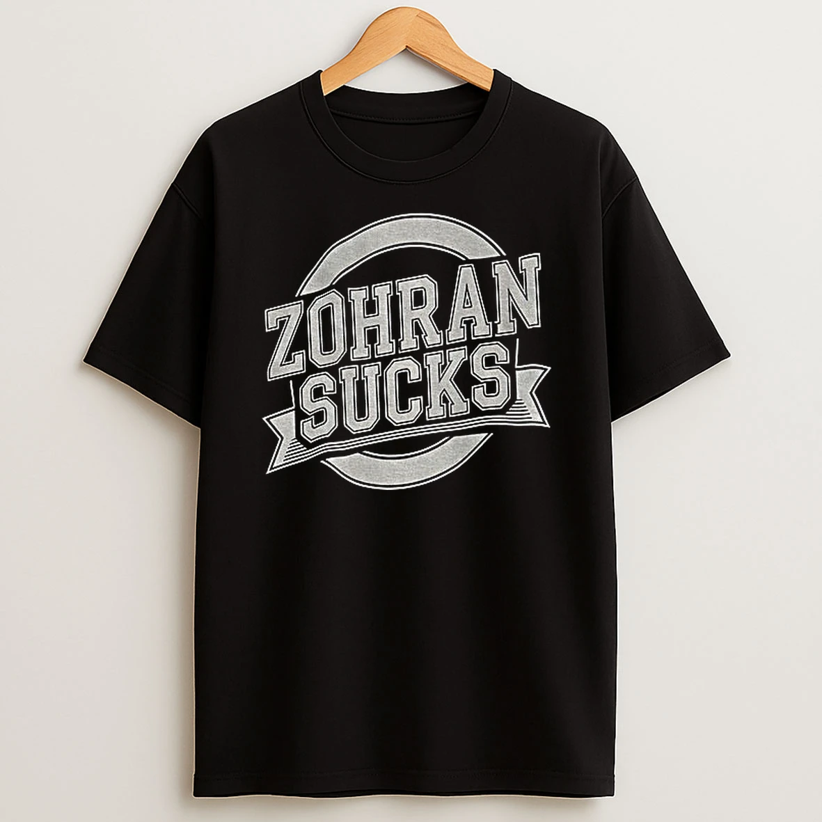 Funny Anti Zohran Zohran Sucks Tshirt Hoodie