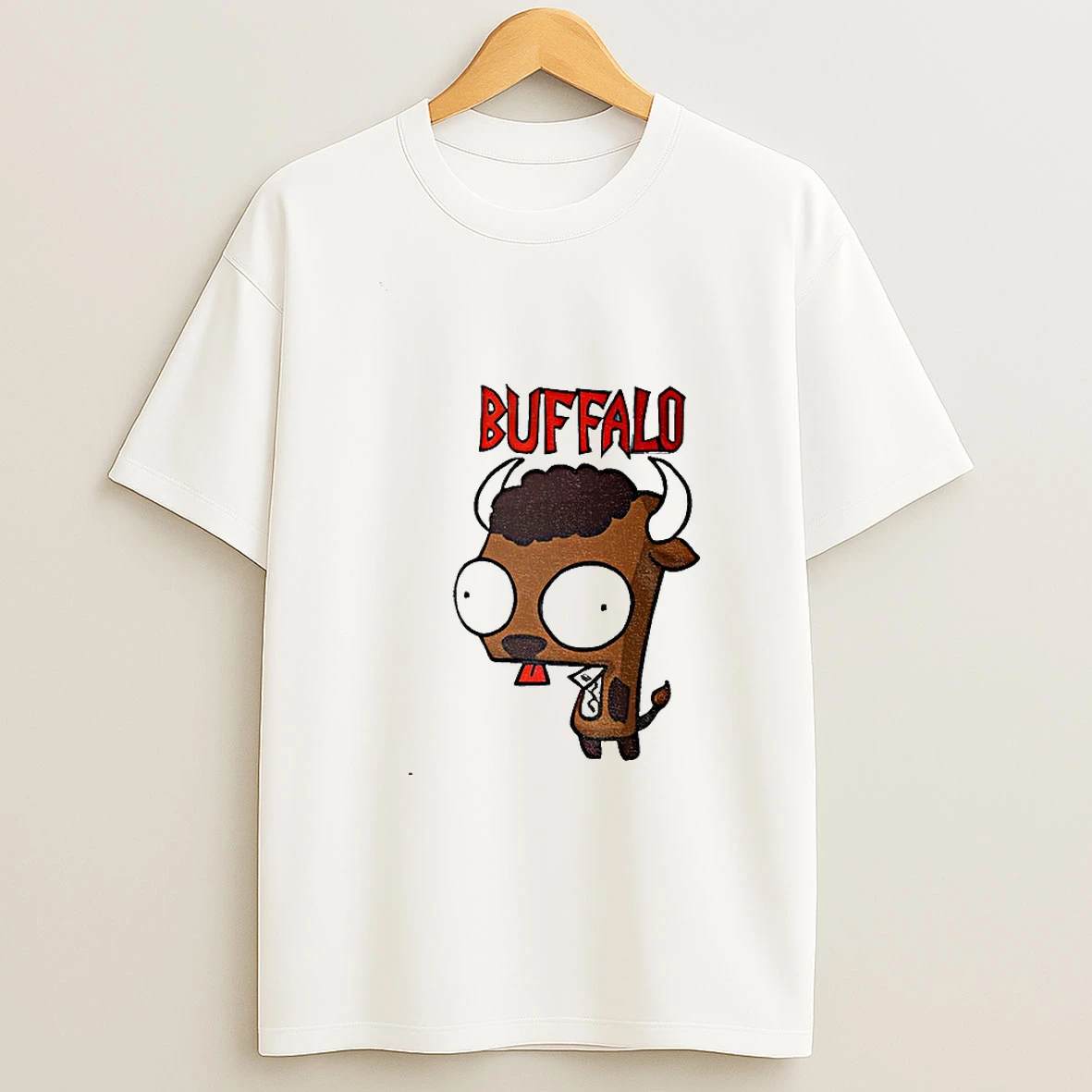Funny Buffalo Cartoon Buffalo Bills Mlb Baseball 2025 Tshirt Hoodie
