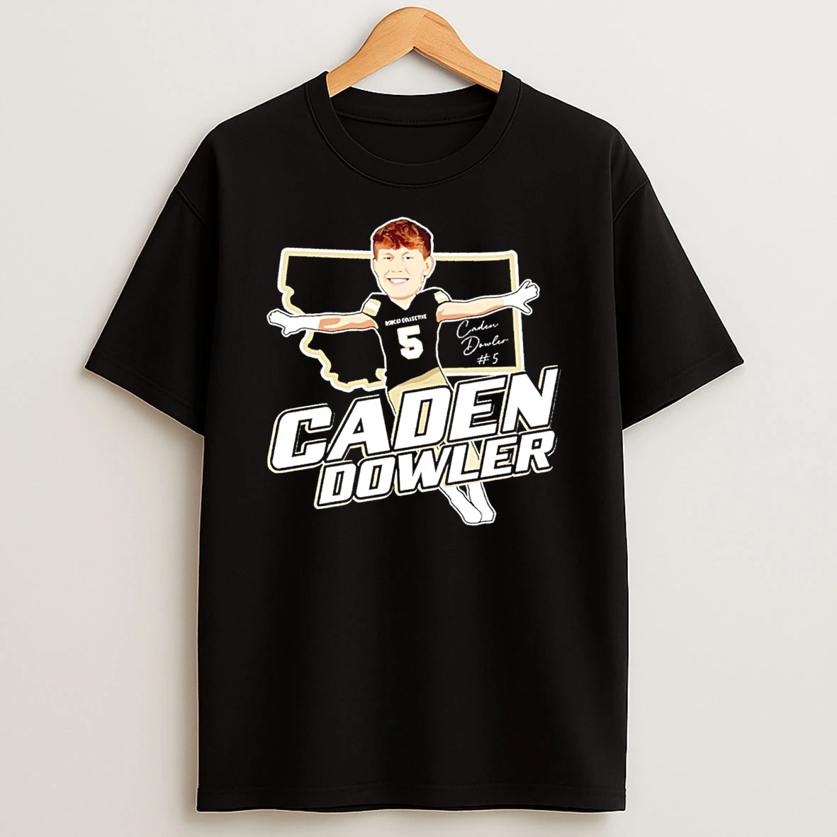 Funny Caden Dowler Montana State Cartoon Tshirt Hoodie
