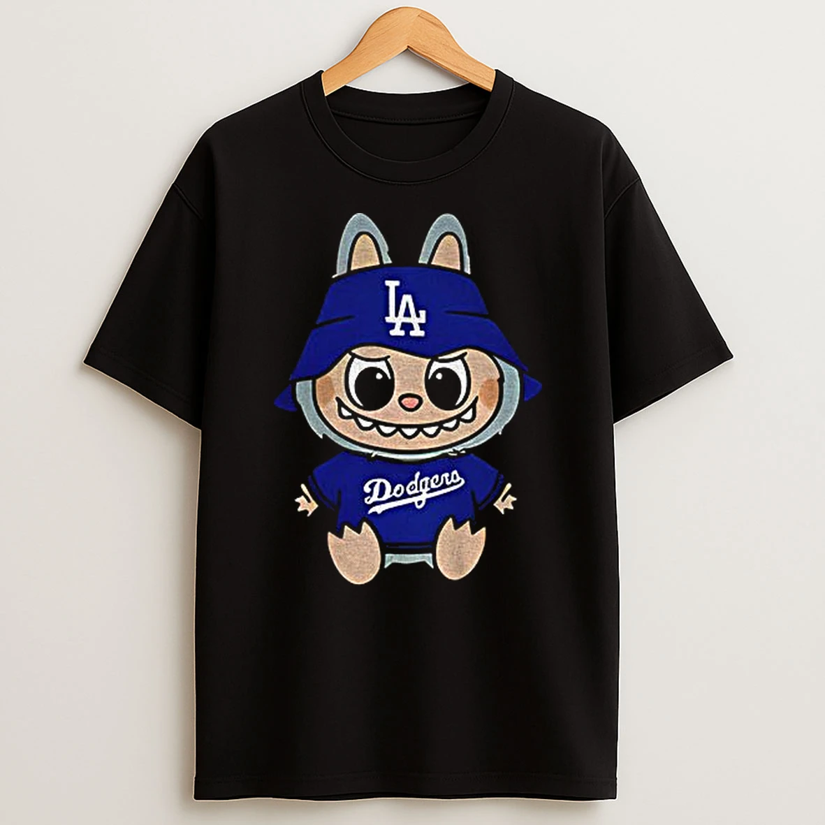 Funny Labubu Meme Los Angeles Dodgers Baseball World Series 2025 Champions Tshirt Hoodie