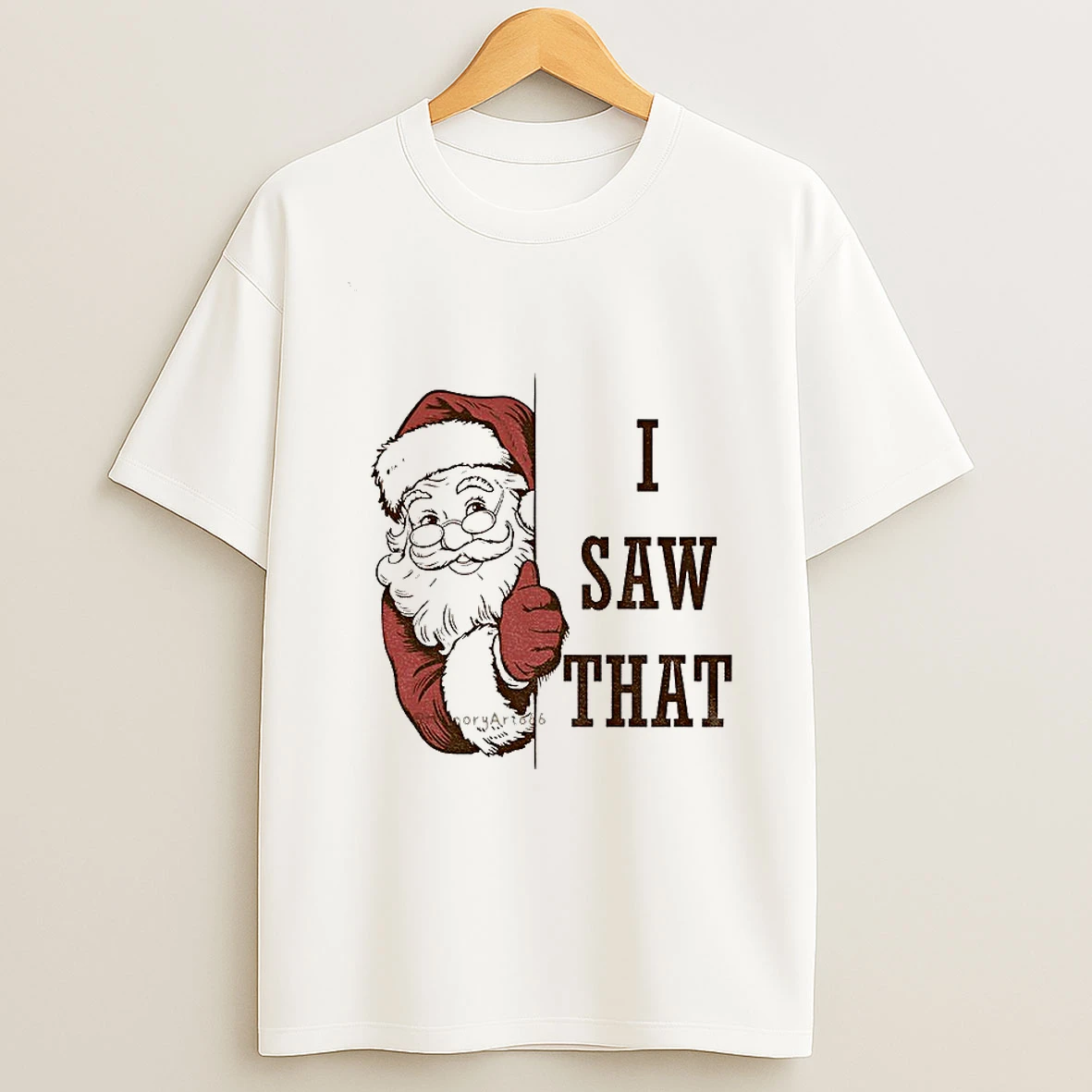 Funny Retro Santa You Aint Gettin Shit Christmas Tshirt Hoodie
