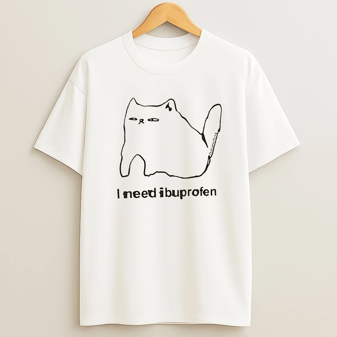 Funny Cat I Need Ibuprofen Tshirt Hoodie