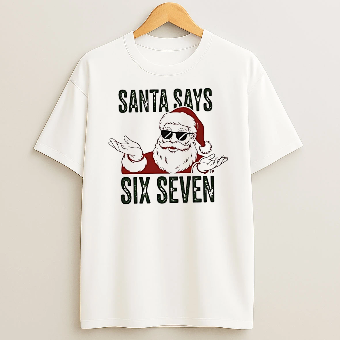 Funny Santa Claus Six Seven 6 7 Tshirt Hoodie
