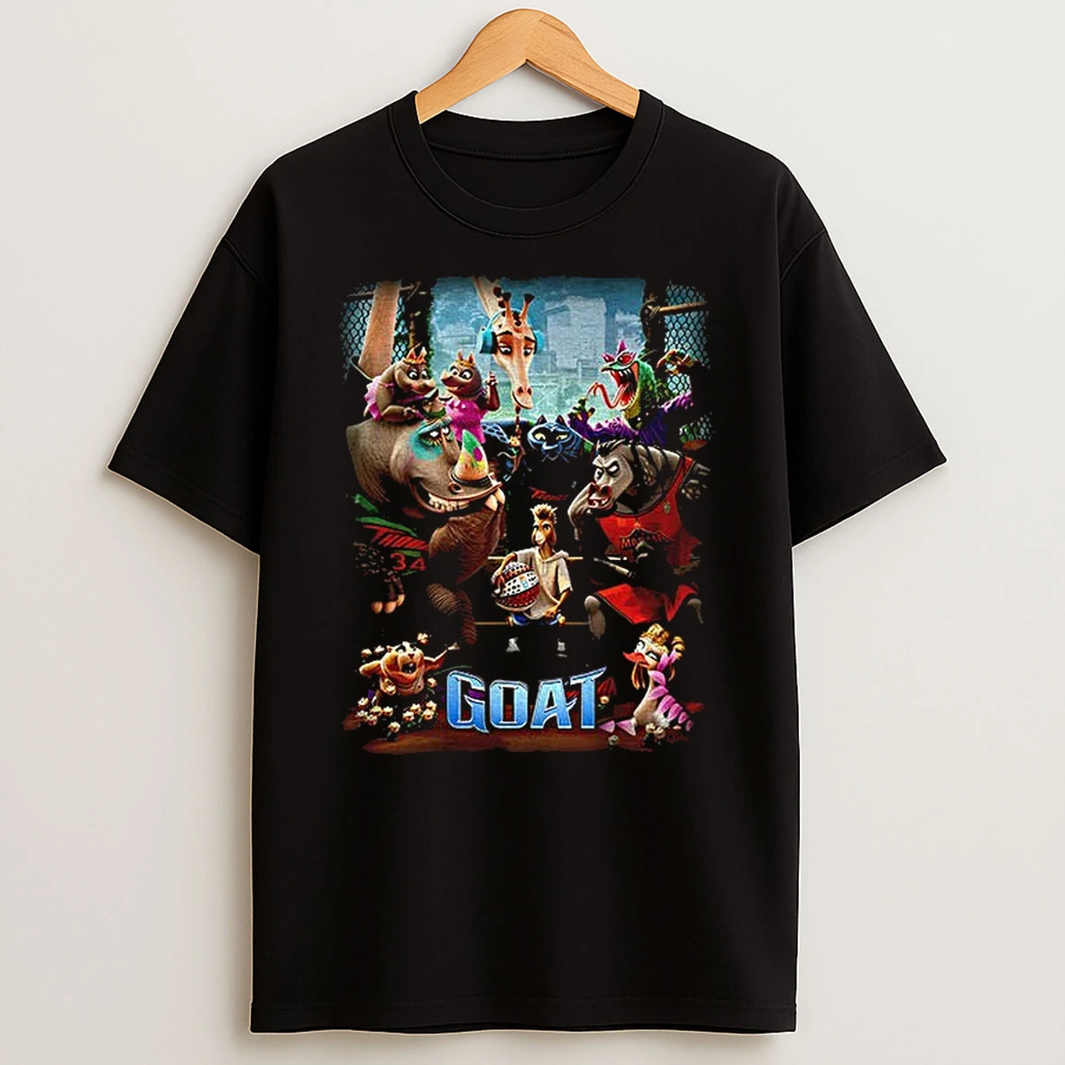 Goat Greatest Of All Time Cartoon Tshirt Hoodie