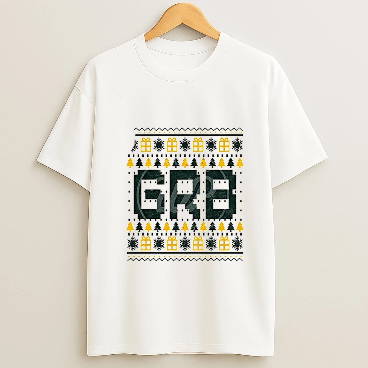 Grb Green Bay Packers Nfl Football 2025 Merry Christmas Tshirt Hoodie