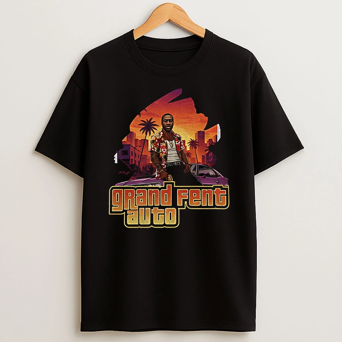 Gta Grand Fent Auto Retro Tshirt Hoodie