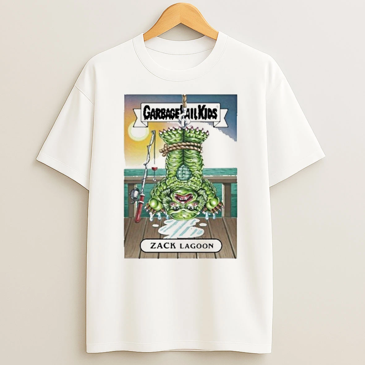 Garbage Pail Kids The Creature From The Black Zack Lagoon Card Tshirt Hoodie