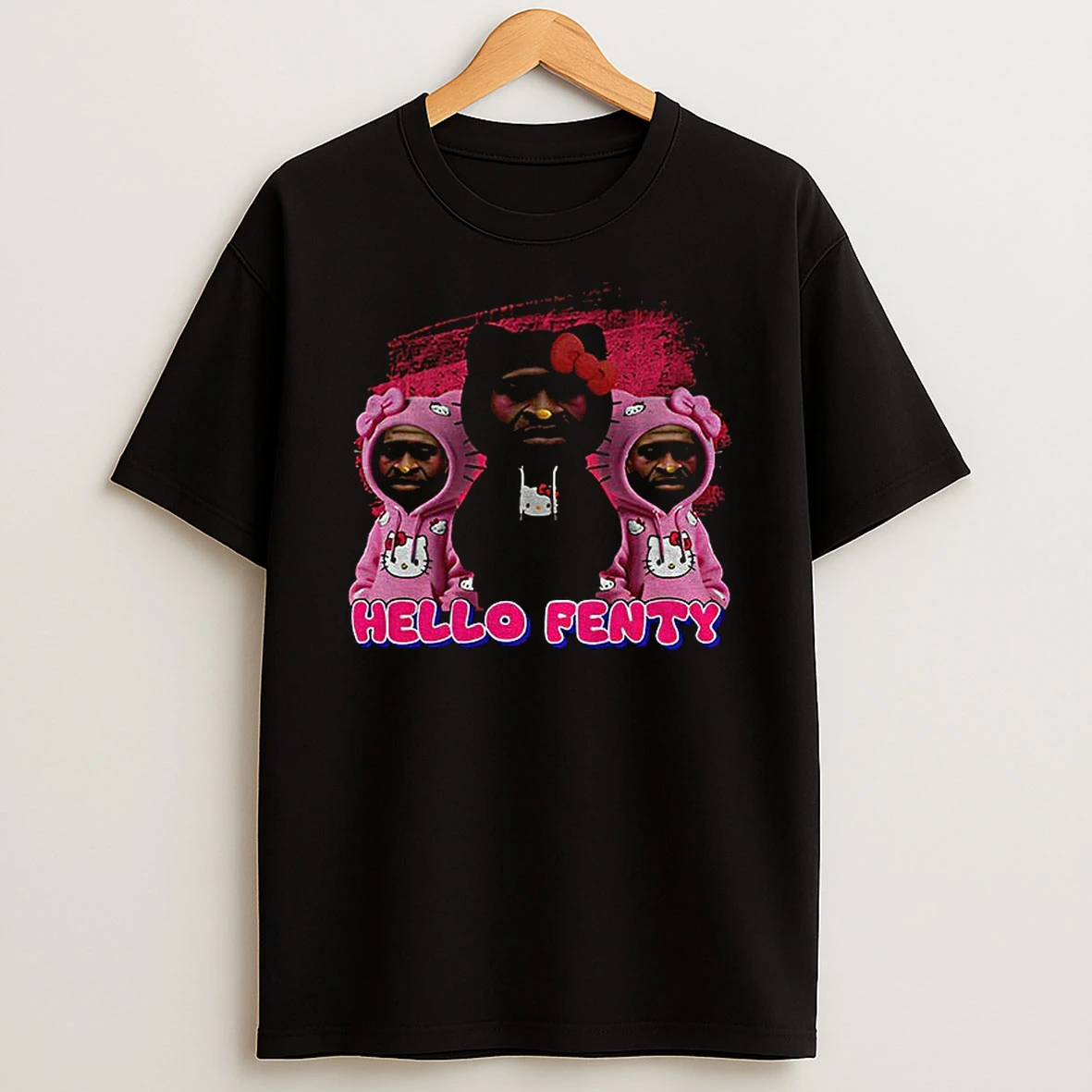 George Floyd Hello Fenty Hello Kitty Parody Tshirt Hoodie