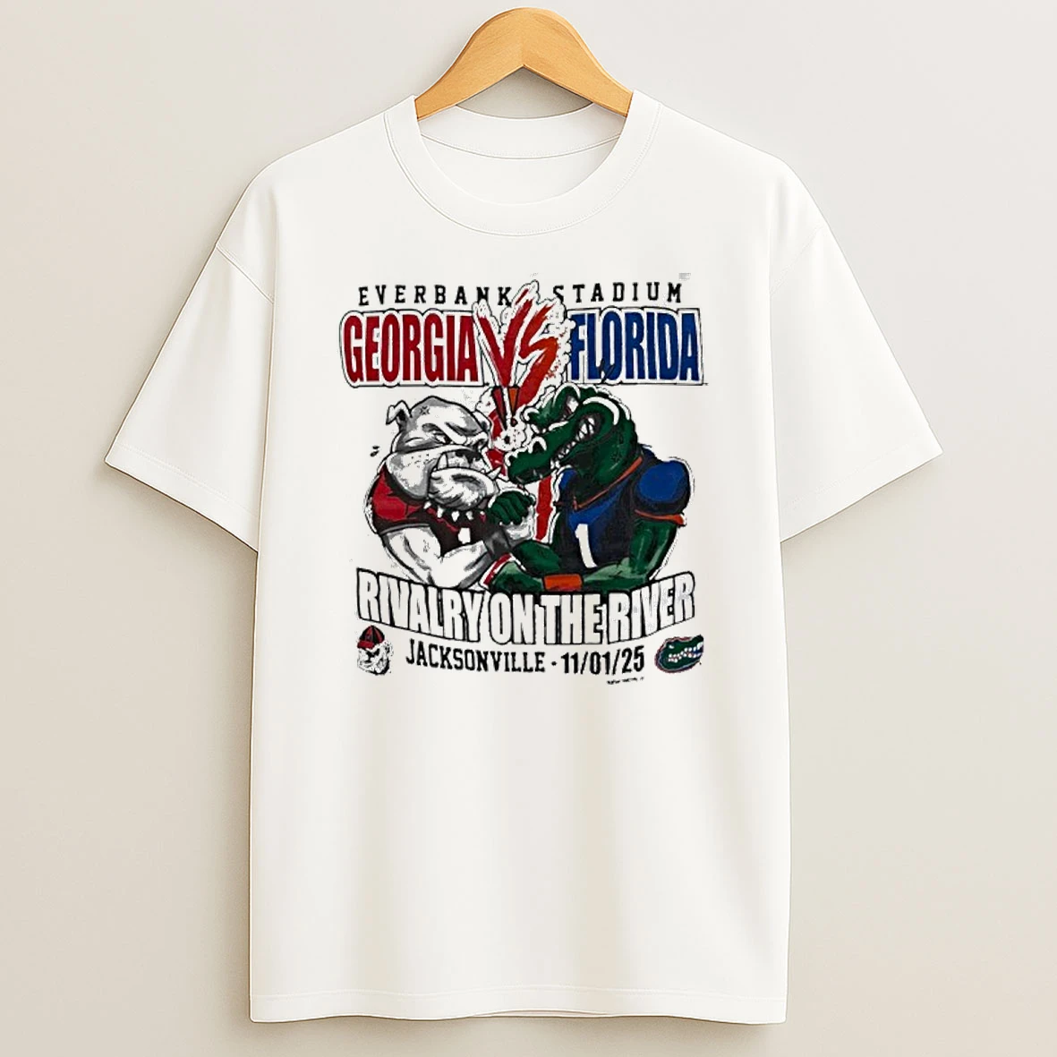 Georgia Bulldog Vs Florida Gators 2025 Rivalry On The River Gameday Tshirt Hoodie