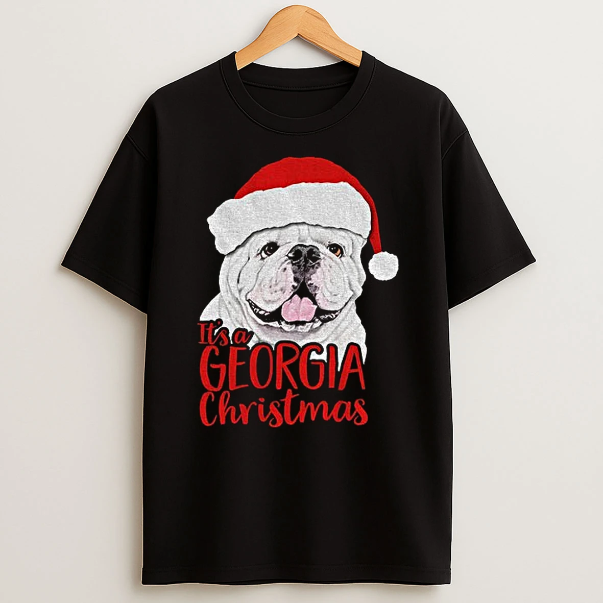 Georgia Bulldogs 2025 Its A Georgia Christmas Tshirt Hoodie