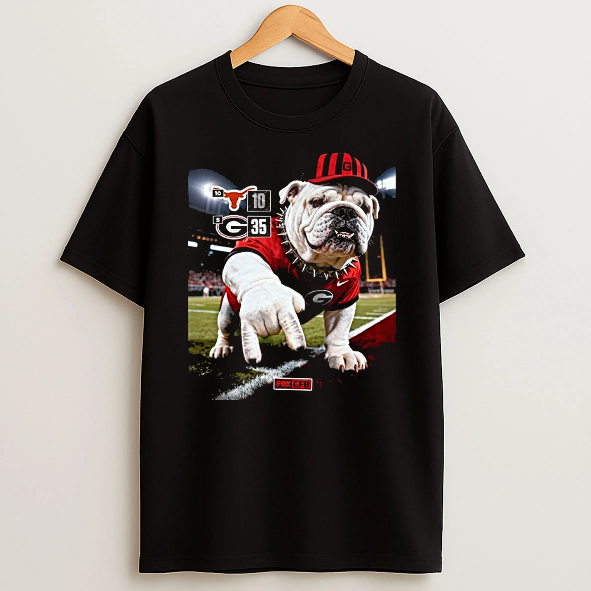 Georgia Bulldogs Dominate Texas Longhorns 35 10 In Athens Tshirt Hoodie
