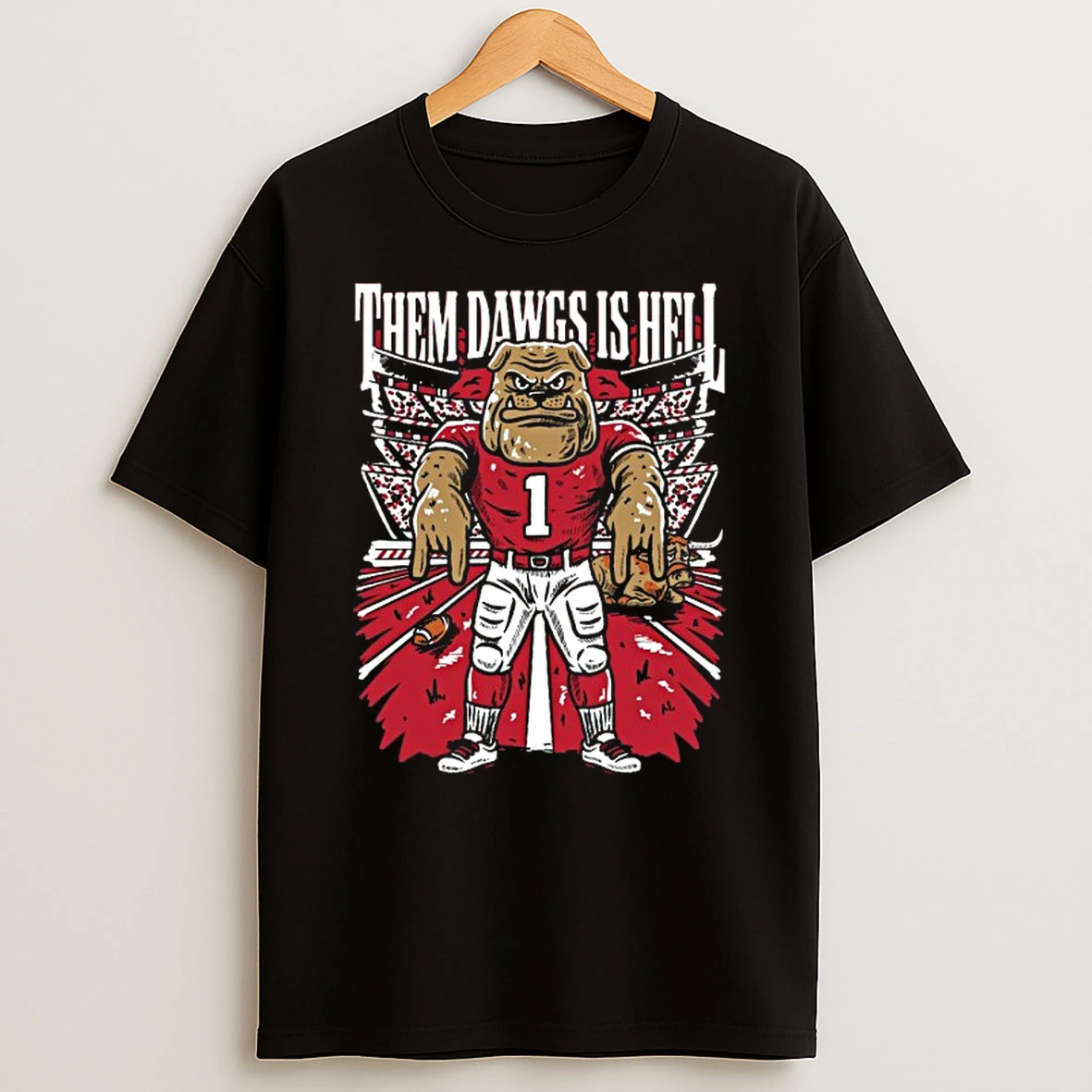 Georgia Bulldogs Them Dawgs Is Hell Tshirt Hoodie