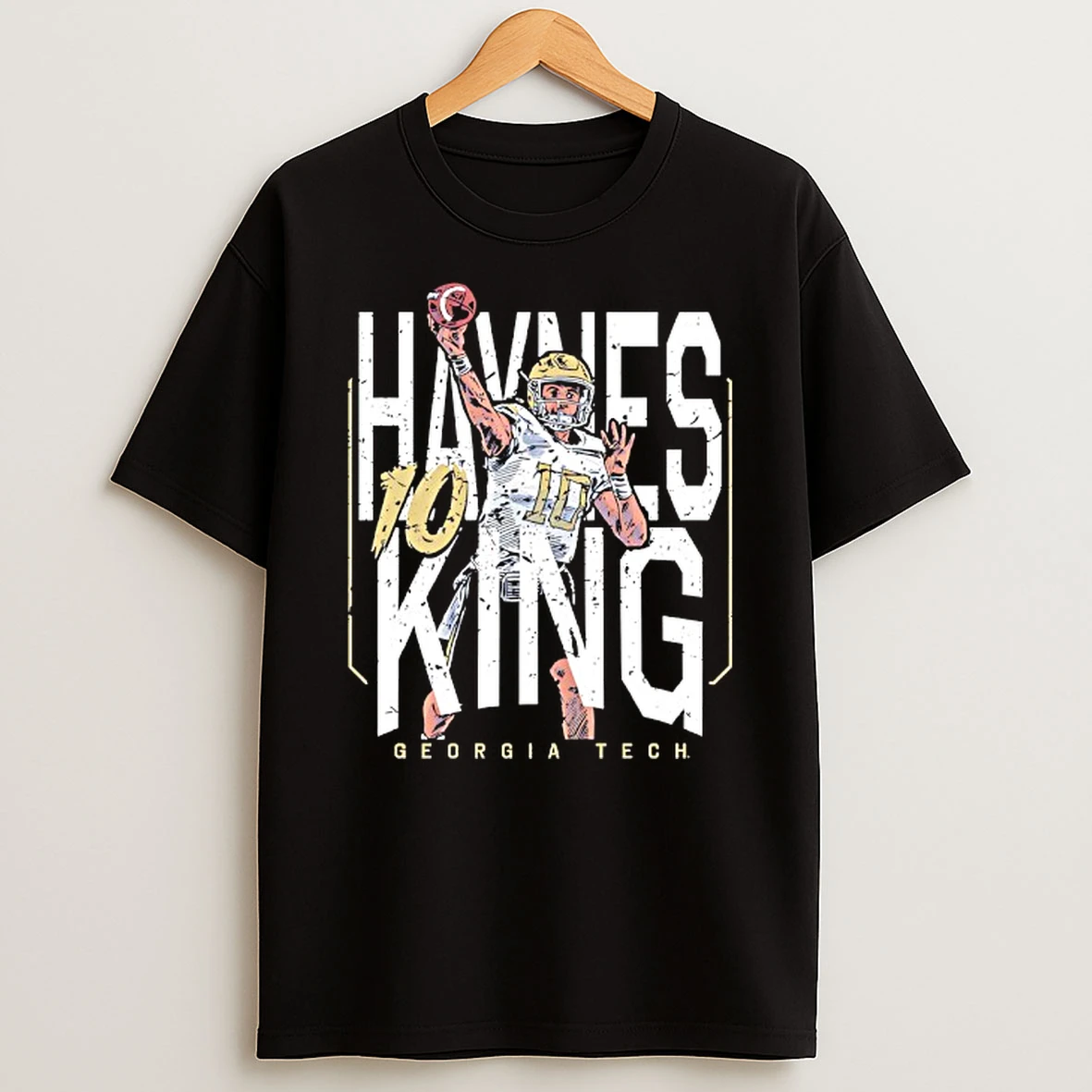 Georgia Tech Yellow Jackets Football Haynes King 10 Tshirt Hoodie