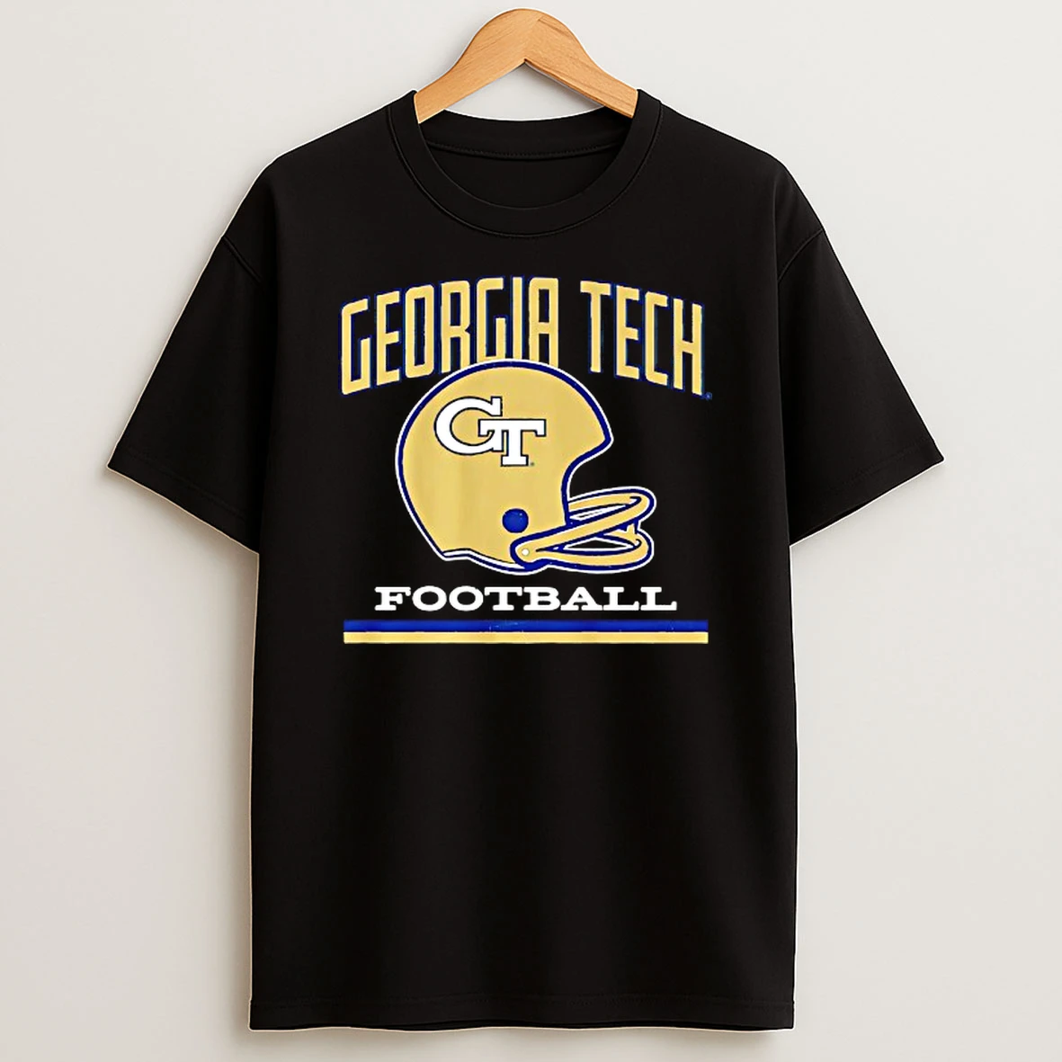 Georgia Tech Yellow Jackets Football Vintage Helmet Tshirt Hoodie